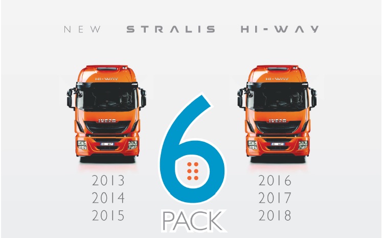 Stralis Hi-Way 6 pack: 6 jaar zorgeloos rijden tegen hetzelfde lage tarief!